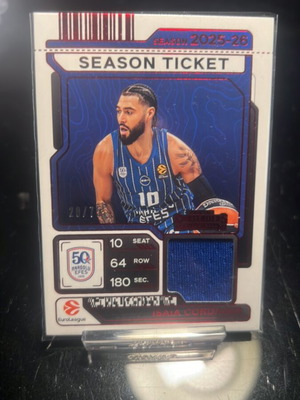 Panini Contenders Euroleague 2025-26 Isaia Cordinier Patch like new