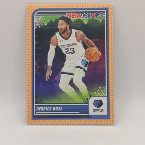 Derrick Rose Panini Haunted Hoops 2023-24 Orange card new