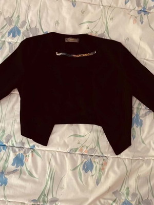 Owtwo2 black summer cardigan, XS