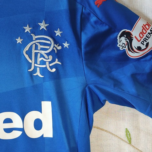 Rangers FC Home Football Shirt Jersey Puma Blue Small