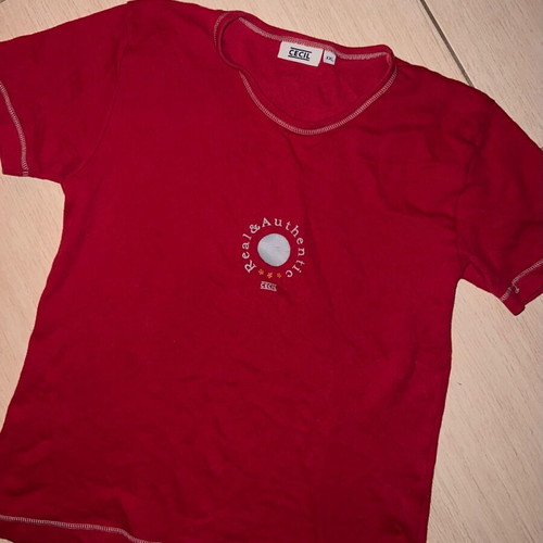 Cecil red shirt XXL like new, cotton, vintage