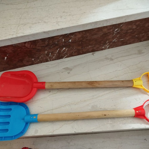 Children's toys rake and shovel large size like new