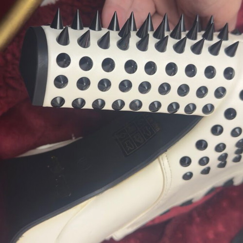 White boots new size 39 with studs