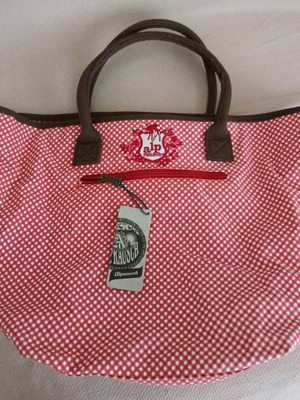 Alprausch tote bag new, colorful, with zipper pockets