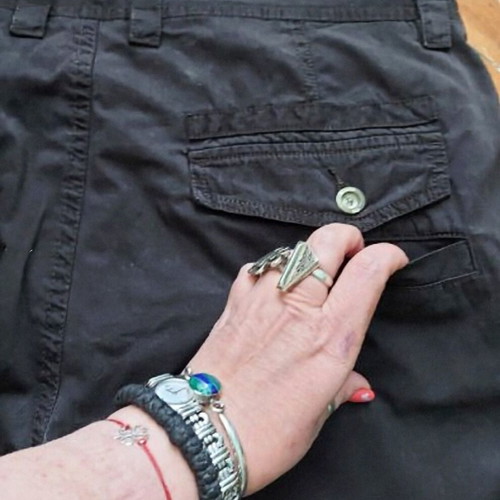 Jules Men's Denim Bermudas like new, chocolate color, XL-XXL