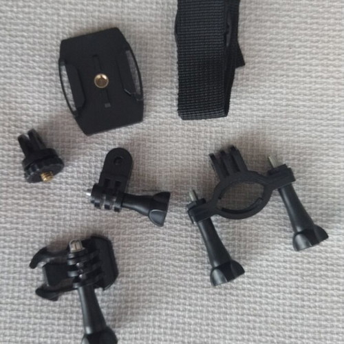 Action camera accessories like new