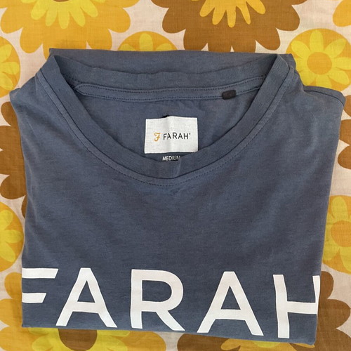 Farah men's t-shirt like new, blue, size M