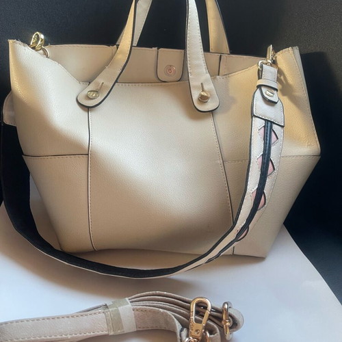 Zara Basic Collection Shoulder Bag used, white