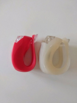 Silicone LED Bicycle Lights like new with three modes