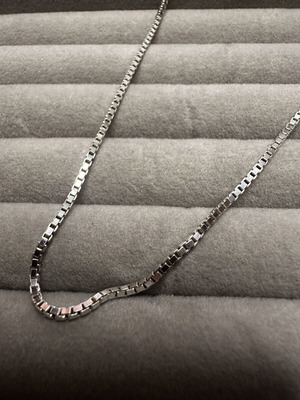 925 Sterling Silver Venetian Chain 50 cm new