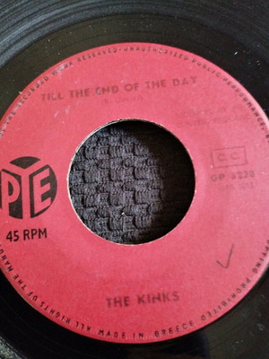 The Kinks - Till The End of The Day 7" single