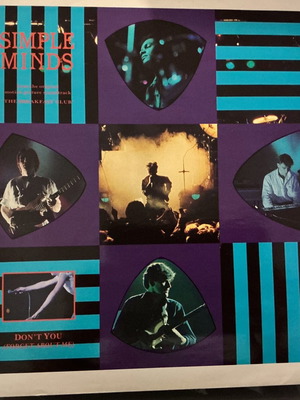 Simple Minds Don't You Forget About Me 12 inch vinyl used, pop