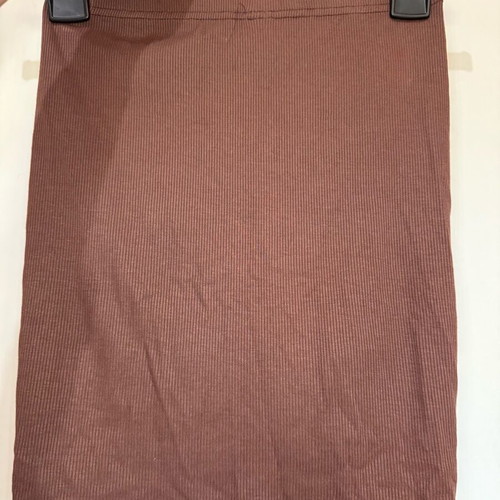 Set of 2 Mini Skirts like new, animal print and brown ribbed
