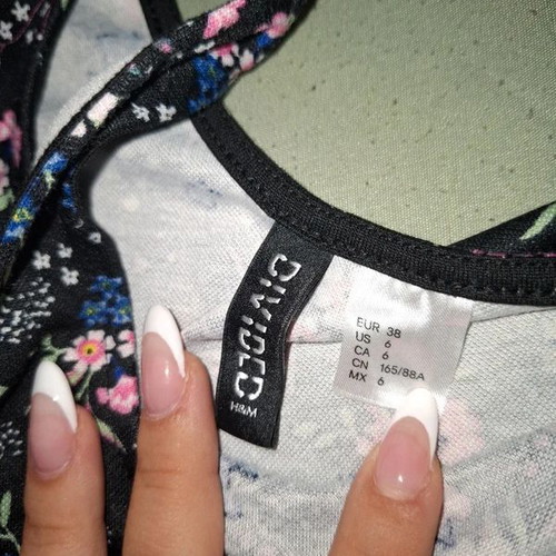 H&M dress with floral pattern