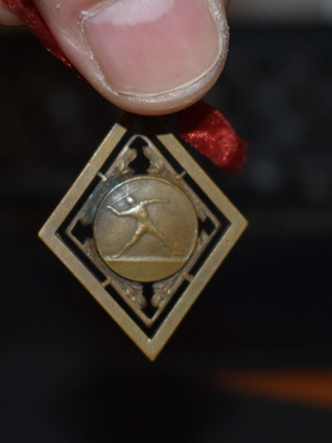 Athletic medal used