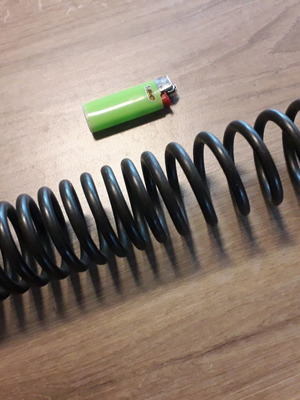 Vintage spring used for artistic crafts