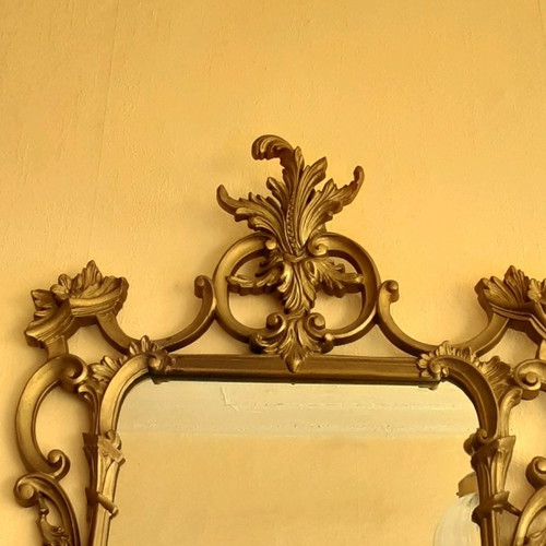 ANTIQUE mirror, English made, product of the House of Veronese