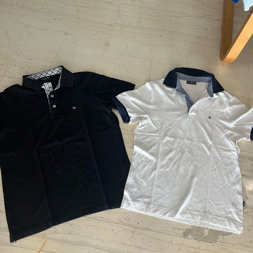 Polo shirts Guy Laroche set white and black new