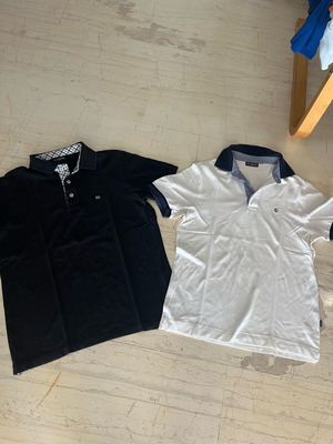 Polo shirts Guy Laroche set white and black new