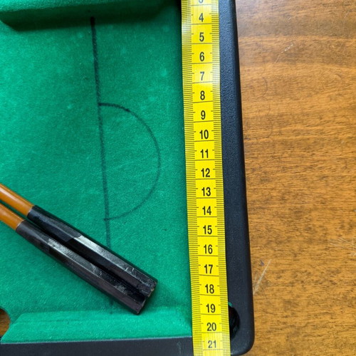 Snooker Pool Set used, tabletop billiards from the 90s
