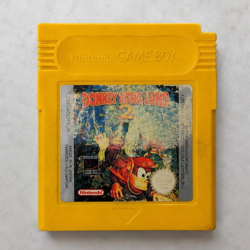 Donkey Kong Land 2 Game Boy cartridge used, functional