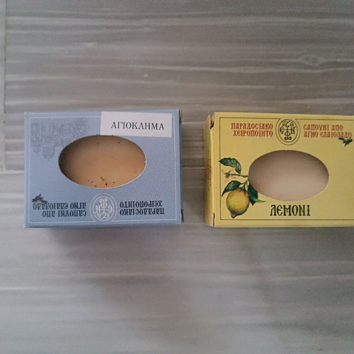Handmade aromatic soaps new, pack of 2, pure olive oil