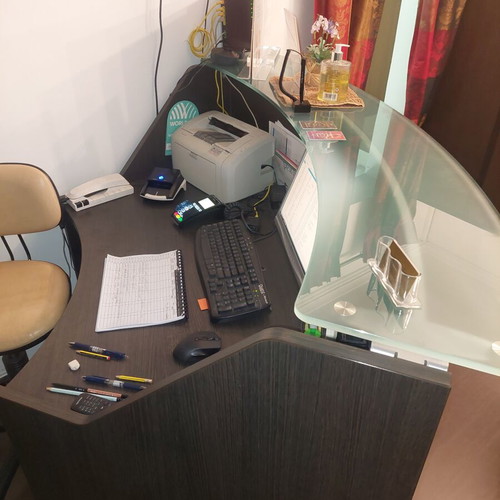 Reception desk used, purchased from Skouropoulos