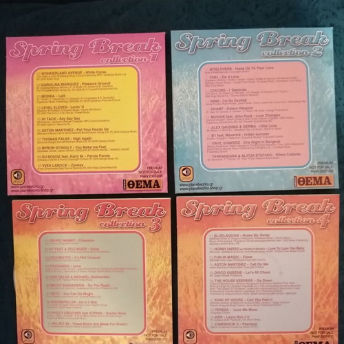 Spring Break collection 4 CD like new, 40 hits from 2007