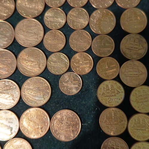 Collection of 49 euro coins like new, variety of years 2002-2025