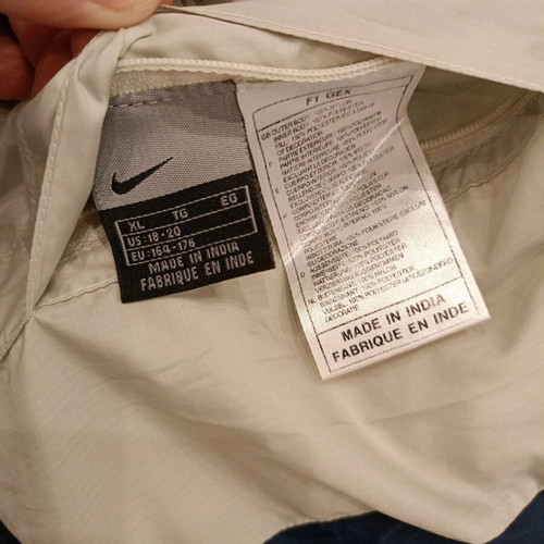 Nike Retro Reversible Jacket used, navy blue and cream