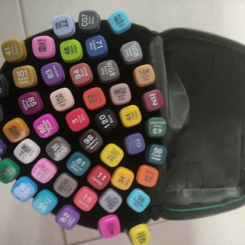 Markers new, set of 48 pieces