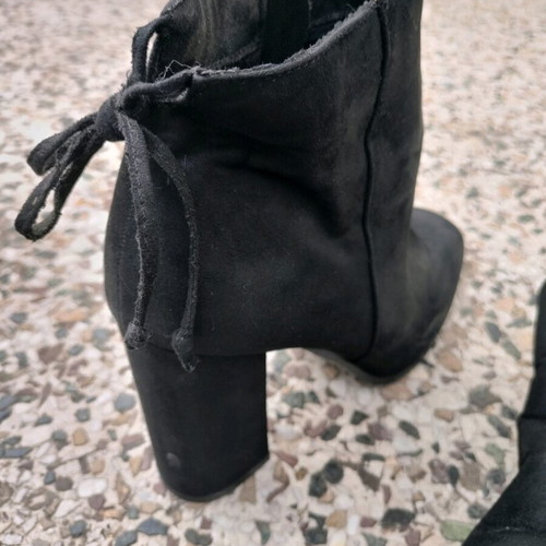 Alta Moda ankle boots used, black with chunky heel
