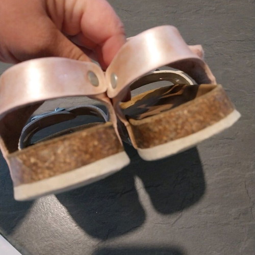 Plakton sandals used, size 30, white and pink