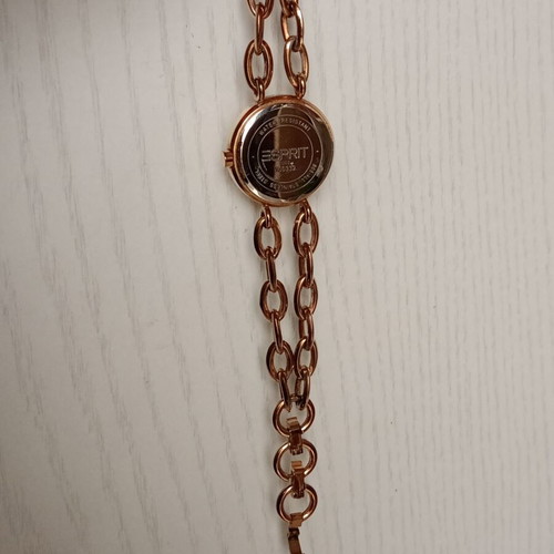 Esprit Vintage Cinderella wristwatch used, gold-toned stainless steel