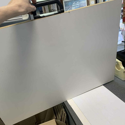 Linear design sign, 71.5x51.5 cm