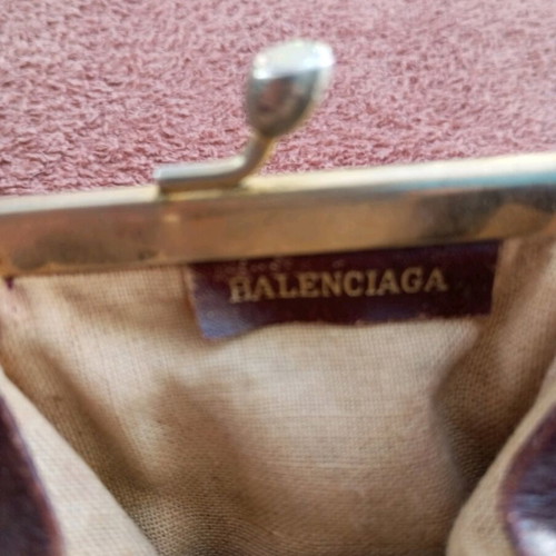 Balenciaga glasses case used, collectible piece from 1970