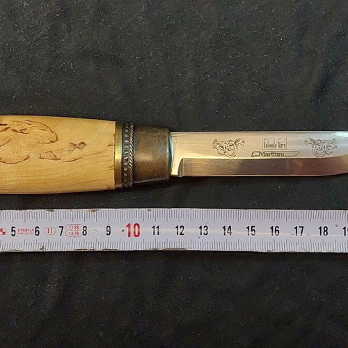 Marttiini Finnish knife new, collectible with bronze eagle handle