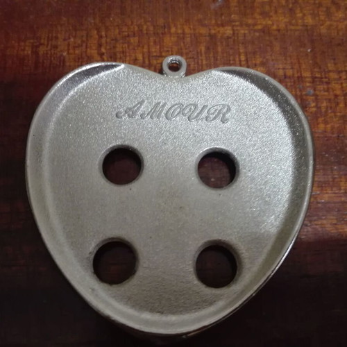 Metal Hanayama puzzle Amour used, heart with rings
