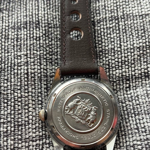 Venise Swiss Winding Men's Watch used for parts with leather strap