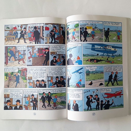 Tintin The Black Island used, English