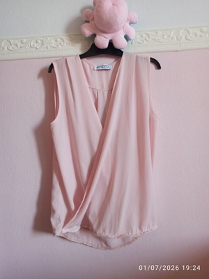 Enzzo women's top pink medium like new