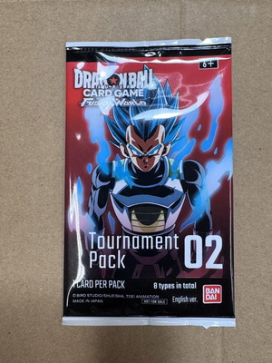 Dragon Ball Card Game Fusion World Tournament Pack 02 like new