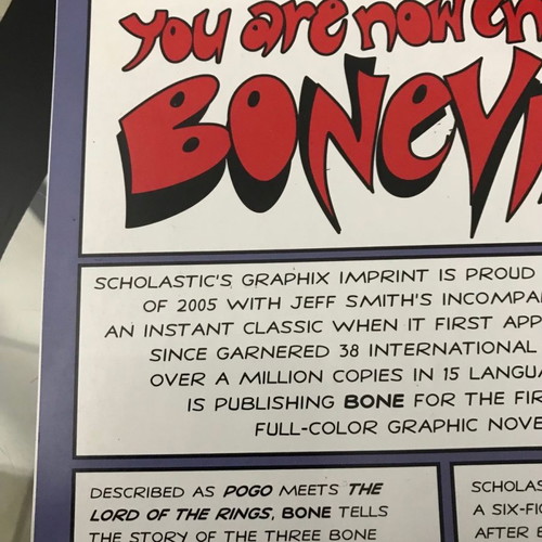 Bone Out From Boneville Ashcan Jeff Smith new comic