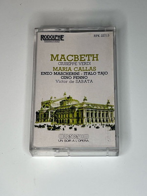 Maria Callas Macbeth audio cassette like new, classical