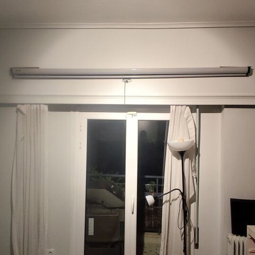 Projector screen 240 x 150 used Nobo