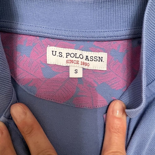 U.S. Polo Assn. polo shirt, blue, size S