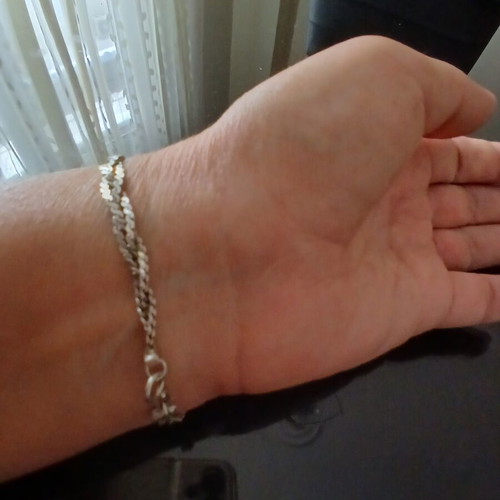 Silver 925 bracelet 18 cm like new
