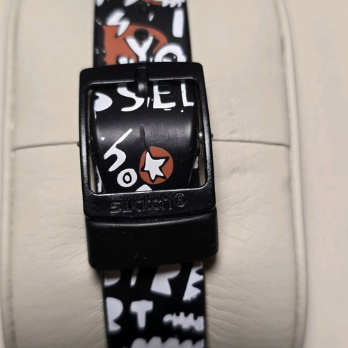 Swatch limited edition waterproof Swiss watch like new, colorful unisex