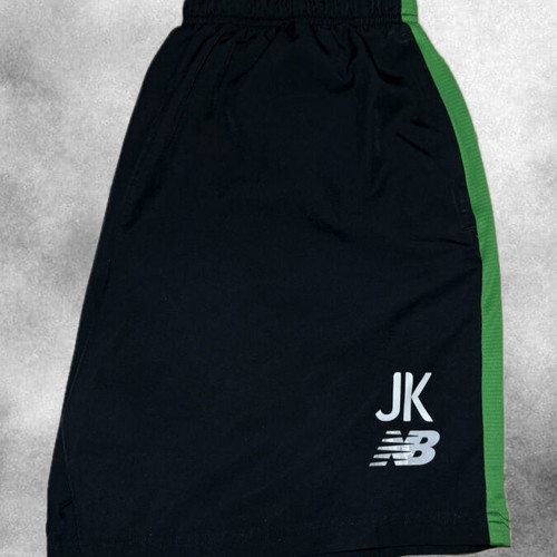 Celtic FC New Balance Training Shorts like new, black-green