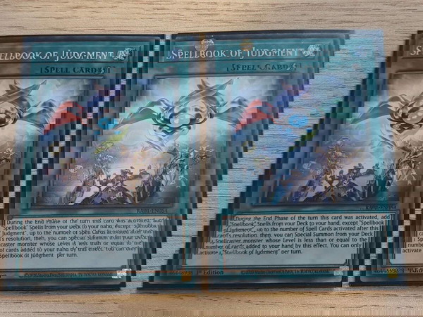 Spellbook of Judgment RA01-EN054 1st edition (Super Rare) X2